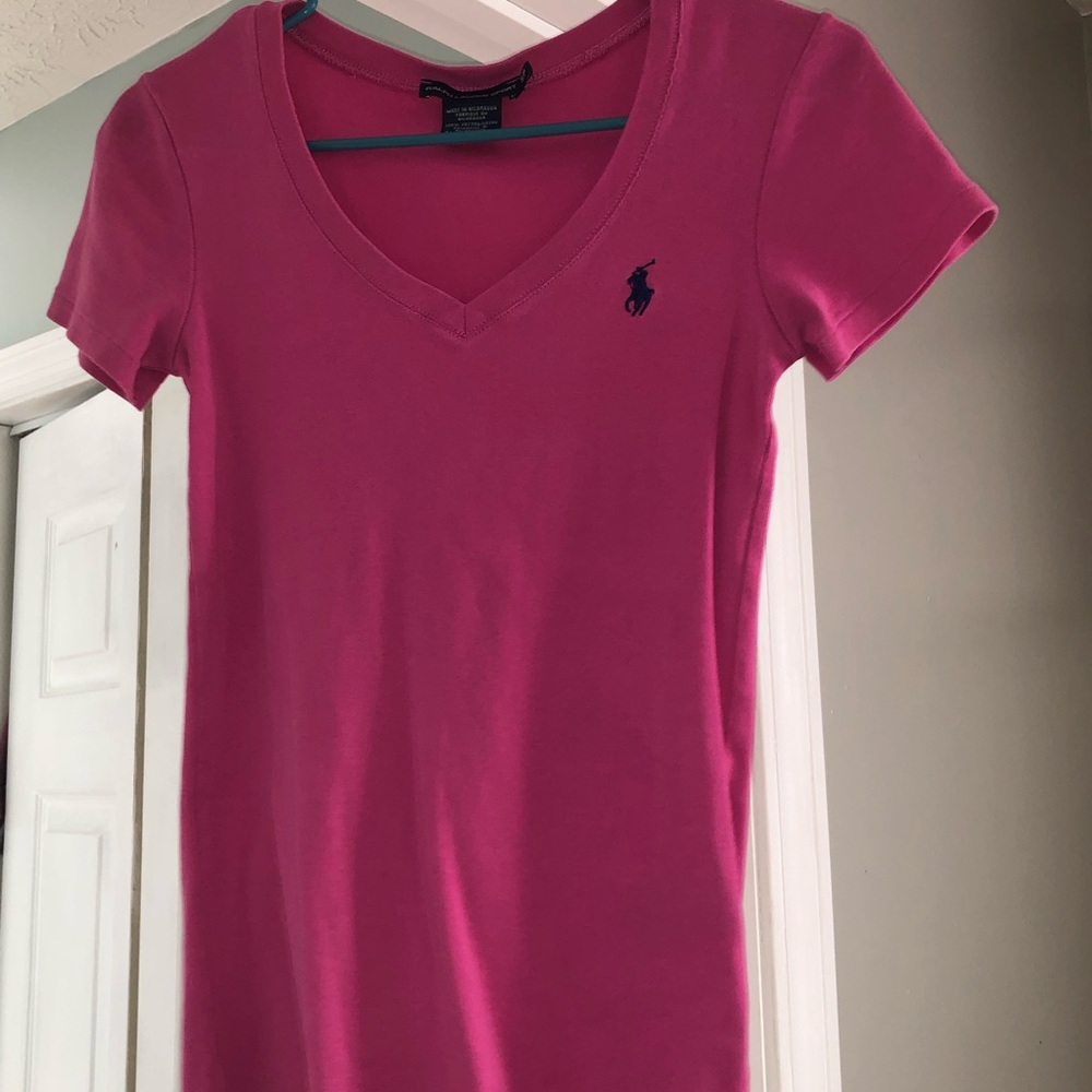 Pink polo Ralph Lauren shirt